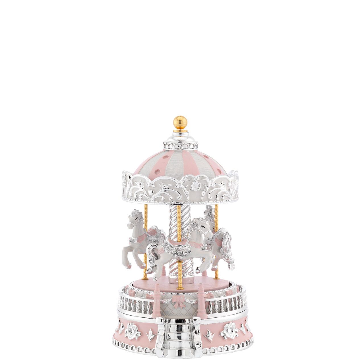 GIOSTRA CON CAVALLI ROSA E CUPOLA H. 19